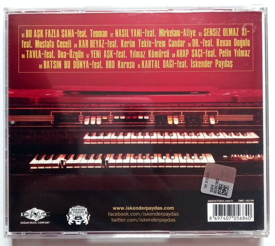 İSKENDER PAYDAŞ – ZAMANSIZ ŞARKILAR (2011) - CD 2.EL