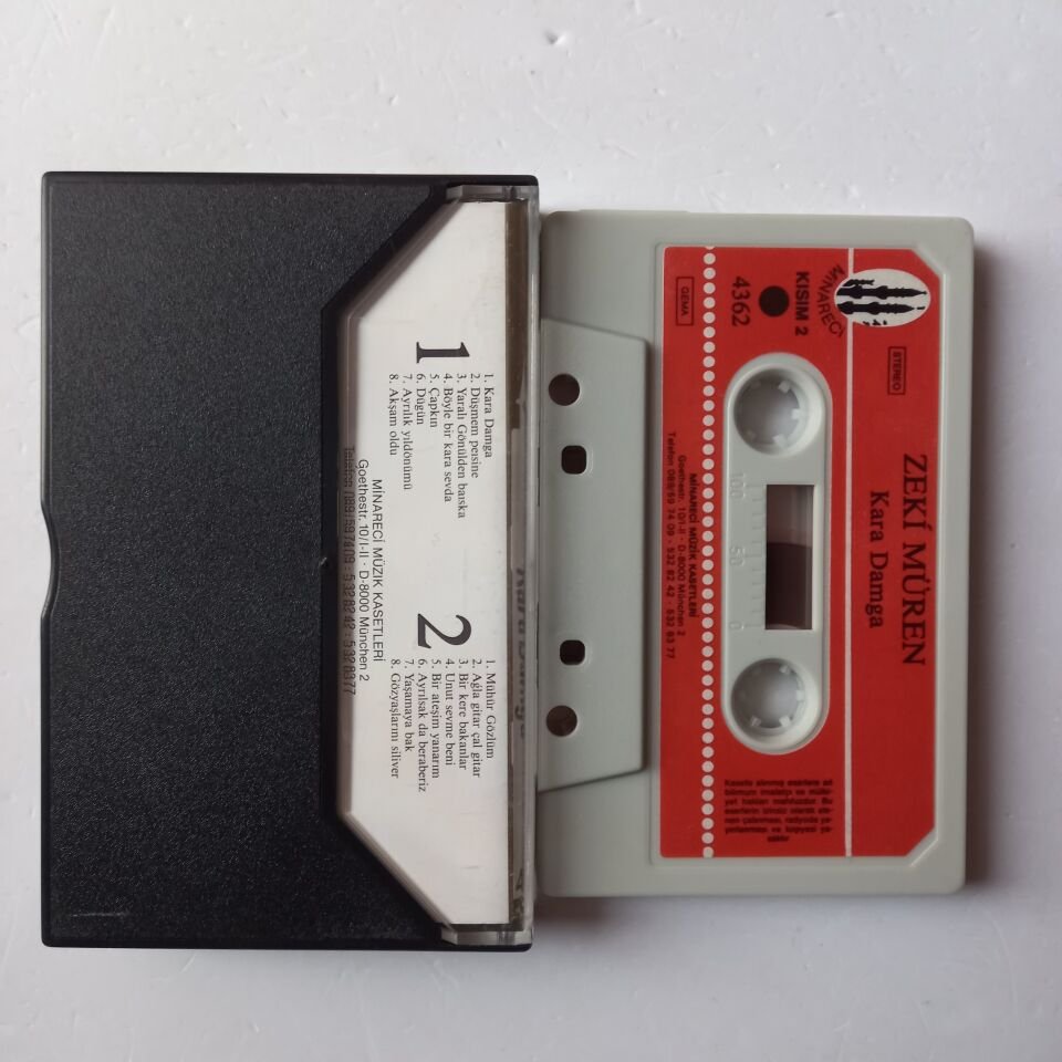 ZEKİ MÜREN – KARA DAMGA - KASET MADE IN GERMANY 2.EL