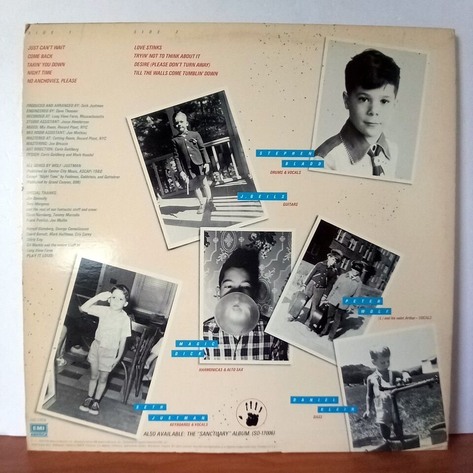 THE J. GEILS BAND – LOVE STINKS (1980) - LP 2.EL PLAK