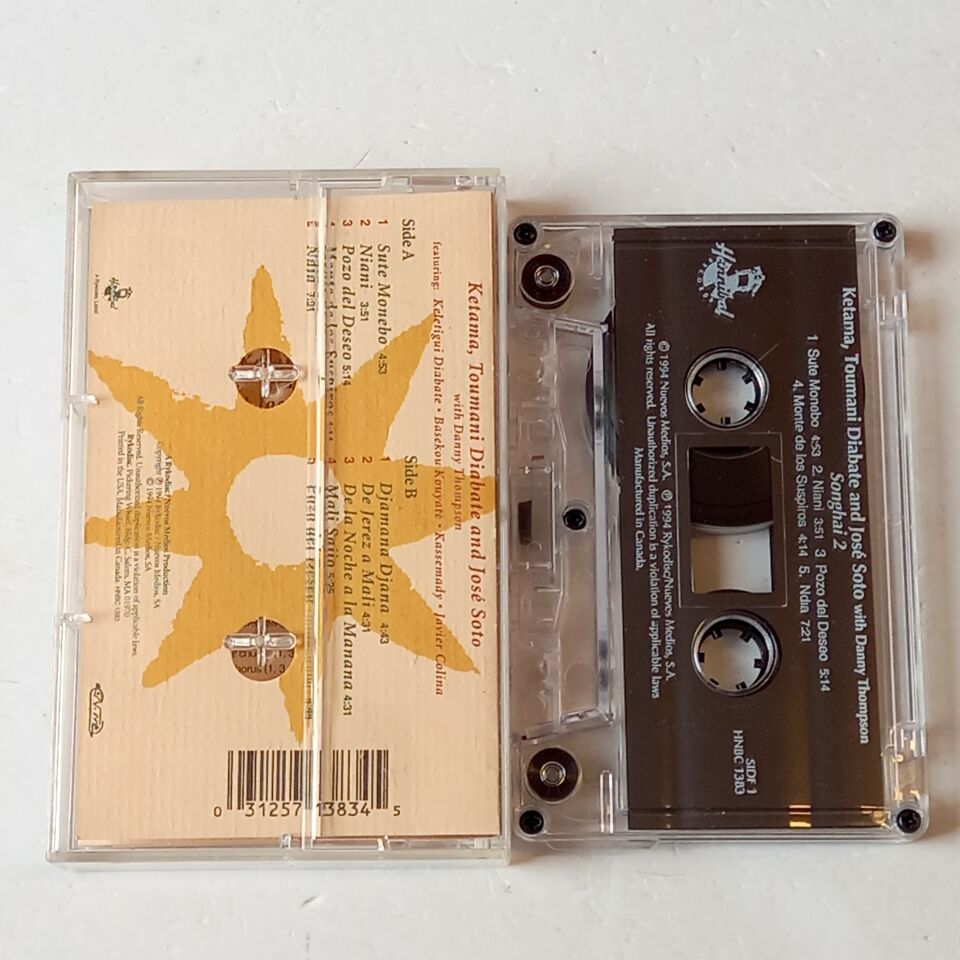 KETAMA, TOUMANI DIABATE, JOSE SOTO, DANNY THOMPSON – SONGHAI 2 (1994) - KASET 2.EL