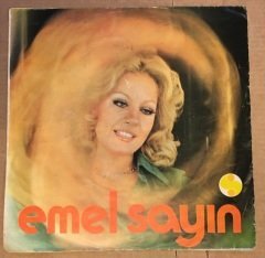 EMEL SAYIN SANER PLAK 45LİK KAPAĞI DİKKAT SADECE KAPAKTIR