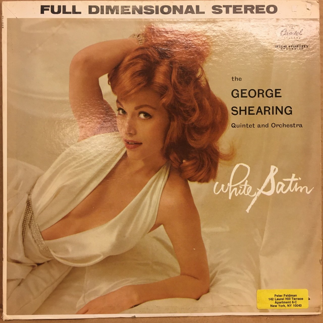 GEORGE SHEARING - WHITE SATIN - PLAK 2.EL