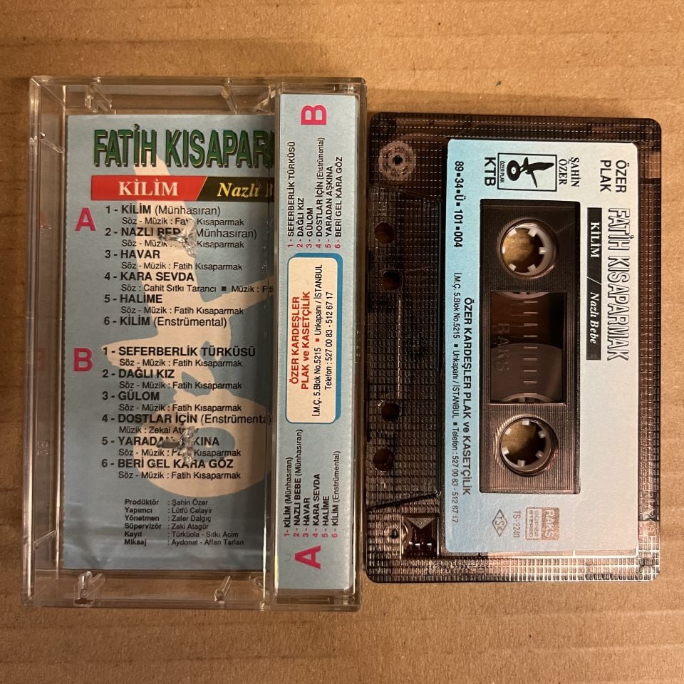 FATİH KISAPARMAK - KİLİM / NAZLI BEBE (1989) - KASET 2.EL