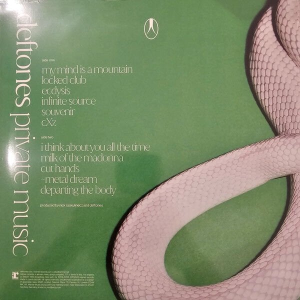 DEFTONES – PRIVATE MUSIC (2025) - LP FIRST EDITION CLEAR VINYL SIFIR PLAK